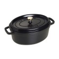 STAUB Garnek żeliwny owalny 4,2l czarny - 1881504