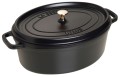 STAUB Garnek żeliwny owalny 4,2l czarny - 1185349