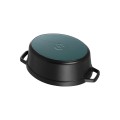STAUB Garnek żeliwny owalny 4,2l czarny - 2230756