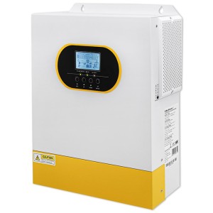 Inwerter solarny Qoltec hybrydowy Off-Grid 3.5kVA | 3.5kW | 100A | MPPT | LCD | BMS | Sinus