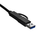 UNITEK ADAPTER USB-A/USB-C - RJ-45 2.5 GBIT, U1313C - 1506320