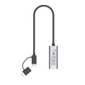 UNITEK ADAPTER USB-A/USB-C - RJ-45 2.5 GBIT, U1313C - 2471198