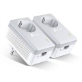 TP-Link TL-PA4010P KIT V5 Karta sieciowa do PowerLine 600 Mbit/s Przewodowa sieć LAN Biały 2 szt. - 2247954