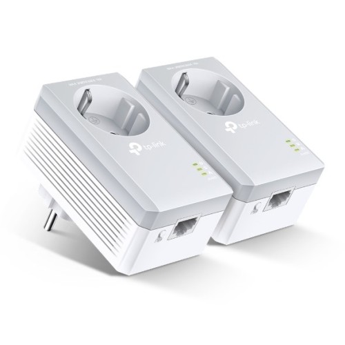 TP-Link TL-PA4010P KIT V5 Karta sieciowa do PowerLine 600 Mbit/s Przewodowa sieć LAN Biały 2 szt. - 2247954
