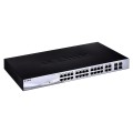 D-Link DGS-1210-24P Zarządzany L2 Gigabit Ethernet (10/100/1000) Obsługa PoE Czarny - 1323475
