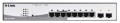 D-Link DGS-1210-08P Zarządzany L2 Gigabit Ethernet (10/100/1000) Obsługa PoE Czarny - 1318821