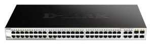 D-Link DGS-1210-48/E 48-Port Layer2 Smart Managed Gigabit Switch dlink green 3.0 44x 10/100/1000Mbit/s TP RJ-45 Port4x Combo 10/100/1000Mbit/s