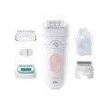 Depilator Braun Silk-épil 5 5-050 28 pęset(y) Różowy, Biały - 2425429