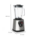 Tefal Perfectmix+ BL871D 1,5 l Blender stołowy 1200 W Stal nierdzewna, Szary - 2425883