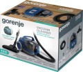 Odkurzacz Gorenje VCEA01GACBUCY bezworkowy, moc 800 W, pojemność kurzu 2.2 L, kolor niebieski - 2425969