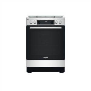 Kuchenka z hydromasażem | WS68G8CHX/E/1 | Typ płyty kuchennej Gaz | Typ piekarnika: Elektryczny | Stal nierdzewna | Szerokość 60 cm | Cyfrowy | Głębokość: 60 cm | 78 L