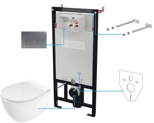 Zestaw WC podtynkowy 6 w 1 - 2274344
