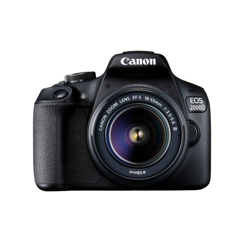 Canon EOS 2000D + EF-S 18-55mm f/3.5-5.6 III Zestaw do lustrzanki 24,1 MP CMOS 6000 x 4000 px Czarny - 1884845
