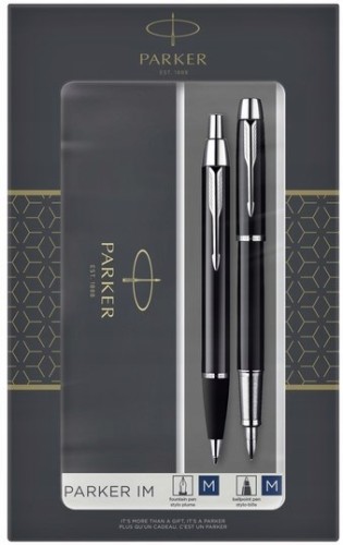 Parker 2093215 zestaw piór Czarny, Srebrny 2 szt. - 2426949