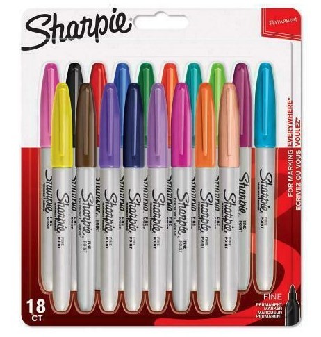 Sharpie Fine marker 18 szt. Końcówka cienka Wielobarwny - 2365152
