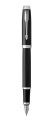 Parker IM wieczne pióro System napełniania nabojem Czarny, Chrom 1 szt. - 2437586
