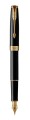Pióro wieczne Parker Sonnet Black Lacquer GT (M) - 2365165