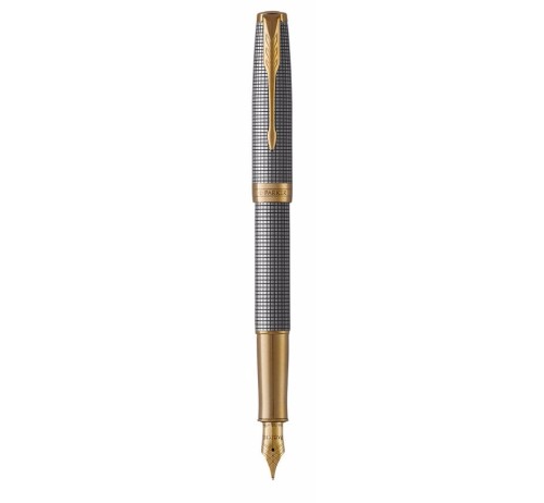 Pióro wieczne Parker Sonnet Chiselled Silver GT F - 2365352