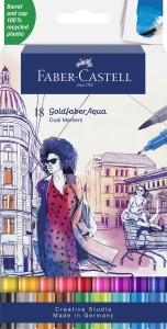 Pisak akwarelowy Goldfaber Aqua 18szt.