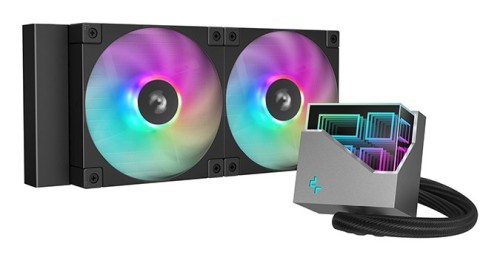DeepCool LT240 Procesor Chłodnica cieczy all-in-one 12 cm Czarny 1 szt. - 2427189