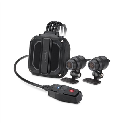 Rejestrator motocyklowy Mio MiVue M820WD dual-lens odbiera pięć satelit GPS Wi-Fi - 2427645