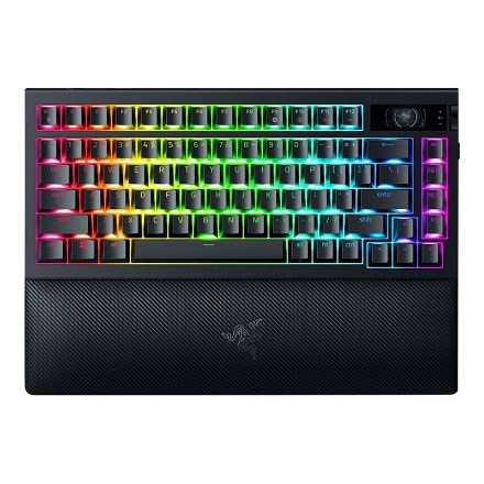 Klawiatura mechaniczna Razer | BlackWidow V4 Pro 75% | Mechanical Gaming Keyboard | 4K Hz Wireless | US | Black | Orange Tactile Switches Gen-3 | Wireless connection - 2427904