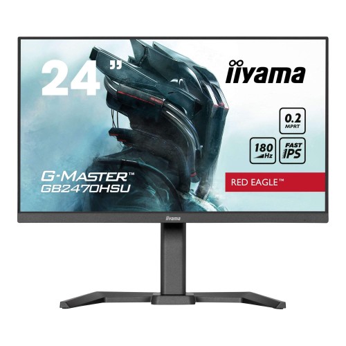 Monitor iiyama 23,8" G-Master GB2470HSU-B6 Red Eagle Fast IPS FHD 180Hz HDMI DP HUB głośniki - 2396801
