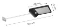 Lampa solarna uliczna z pilotem SMD LED 450 lumenów - 2462233