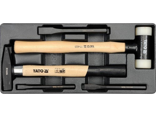Yato YT-5540 młotek Zestaw młotków Czarny, Biały, Drewno - 2462330