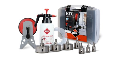 RUBI Easy Gres Plus Kit Zestaw wierteł 7 szt. - 1976694