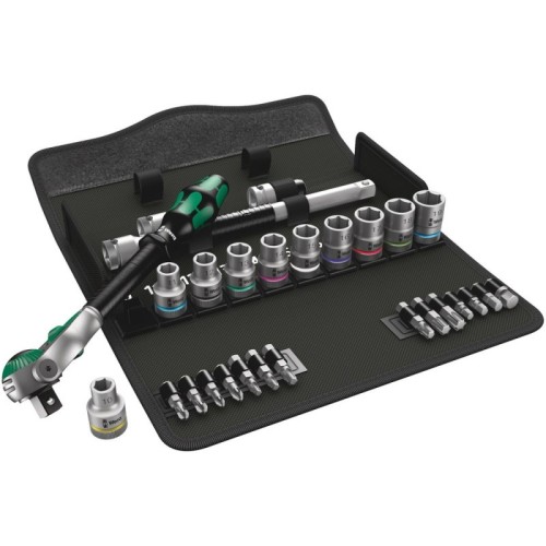 Grzechotka Zyklop Speed 1/2'' w zestawie metrycznym, 28 części - 2432561