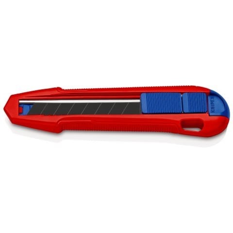 Nóż odłamywany Knipex CutiX® Czarny, Niebieski, Czerwony - 2432694