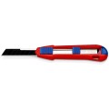 Nóż odłamywany Knipex CutiX® Czarny, Niebieski, Czerwony - 2432687