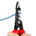 Knipex 13 72 200 ME narzędzie do zdejmowania izolacji Czarny, Niebieski, Czerwony, Stal nierdzewna - 2432877