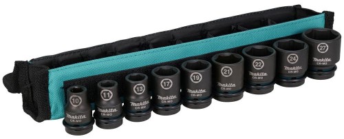 MAKITA ZESTAW NASADEK UDAROWYCH 1/2" 9szt. 10-27mm - 2433114