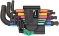 Zestaw kluczy trzpieniowych 950/9 Hex-Plus Multicolour - 2433120