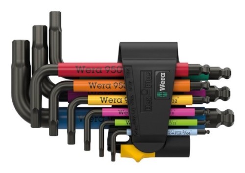 Zestaw kluczy trzpieniowych 950/9 Hex-Plus multicolour 9CZR - 2433154
