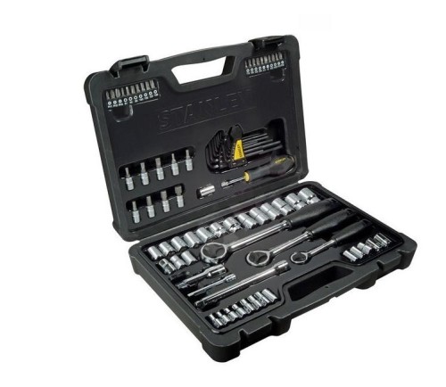 zestaw nasadek stanley 80 cz. 1/4, 3/8, 1/2" - 1950179