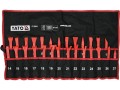 Yato YT-08443 narzędzie do naprawy karoserii Narzędzie do usuwania tapicerki Czerwony 27 szt. - 2433246