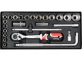 Zestaw kluczy 1/2" 25 elementów - 2433252