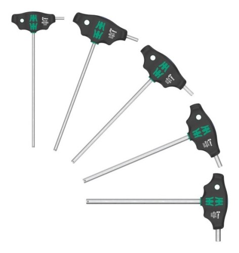 Zestaw wkrętaków profil HEX PLUS W 454/5 HF SHK SET 1, 5cz. - 2462544