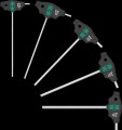 Zestaw wkrętaków profil HEX PLUS W 454/5 HF SHK SET 1, 5cz. - 2462545