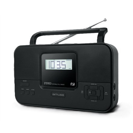 Przenośne radio stereo Muse | M-087 MB PLL | Wejście AUX | Radio FM | Wyjście słuchawkowe - 2433563