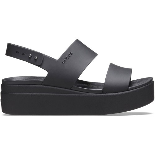 Sandały damskie Crocs Brooklyn Low Wedge czarne - 2462682