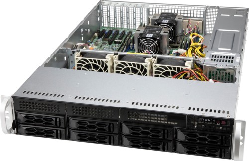 Supermicro CSE-LA25TQC-R609LP zabezpieczenia & uchwyty komputerów Stojak Czarny 600 W - 2342807