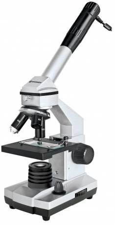 Bresser Optics JUNIOR - USB microscope - 1024x - Schwarz - Silber - Metall - LED - Windows 7 Enterprise,Windows 7 Enterprise x64,Windows 7 Home Basic,Windows 7 Home Basic x64,Windows (8855001) - 2356776