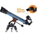 Celestron Inspire 70AZ Luneta 35x Czarny, Niebieski - 2356845