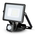 V-TAC NAŚWIETLACZ LED Z CZUJNIKIEM 20W 3000K SKU451 VT-20-S-W - 2262222