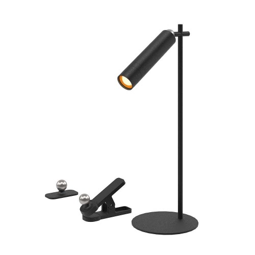 Lampka biurkowa V-TAC VT-7413 4w1 kinkiet, klips, latarka 3W LED 37cm 4000K 300lm (SKU 23042) Czarny - 2093908