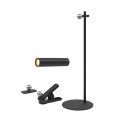 Lampka biurkowa V-TAC VT-7413 4w1 kinkiet, klips, latarka 3W LED 37cm 4000K 300lm (SKU 23042) Czarny - 2093920